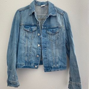Denim Jacket with distressing
